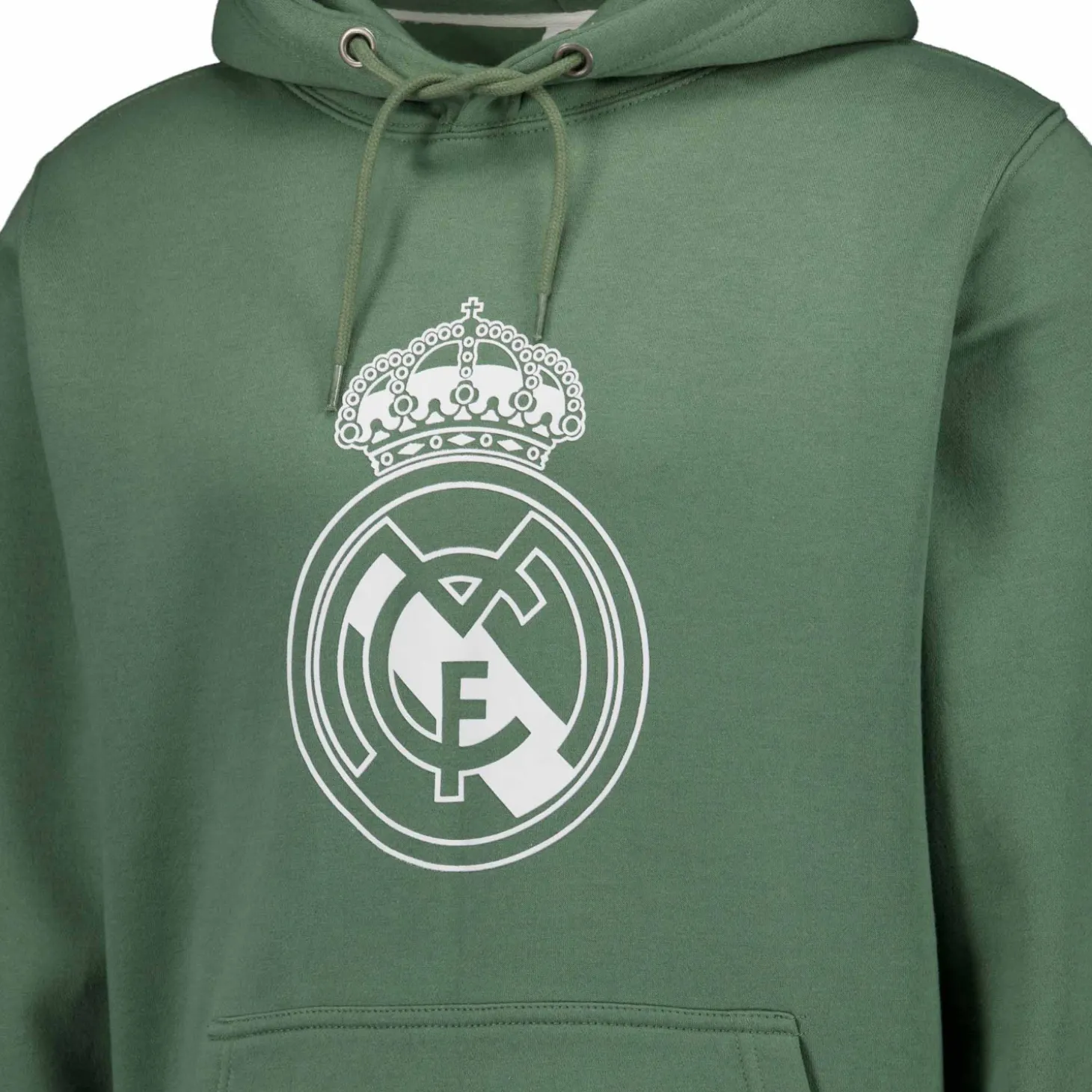 Herren Hoodie Color Crest Dunkelgrün Real Madrid | Sport Design Sweden AB Best