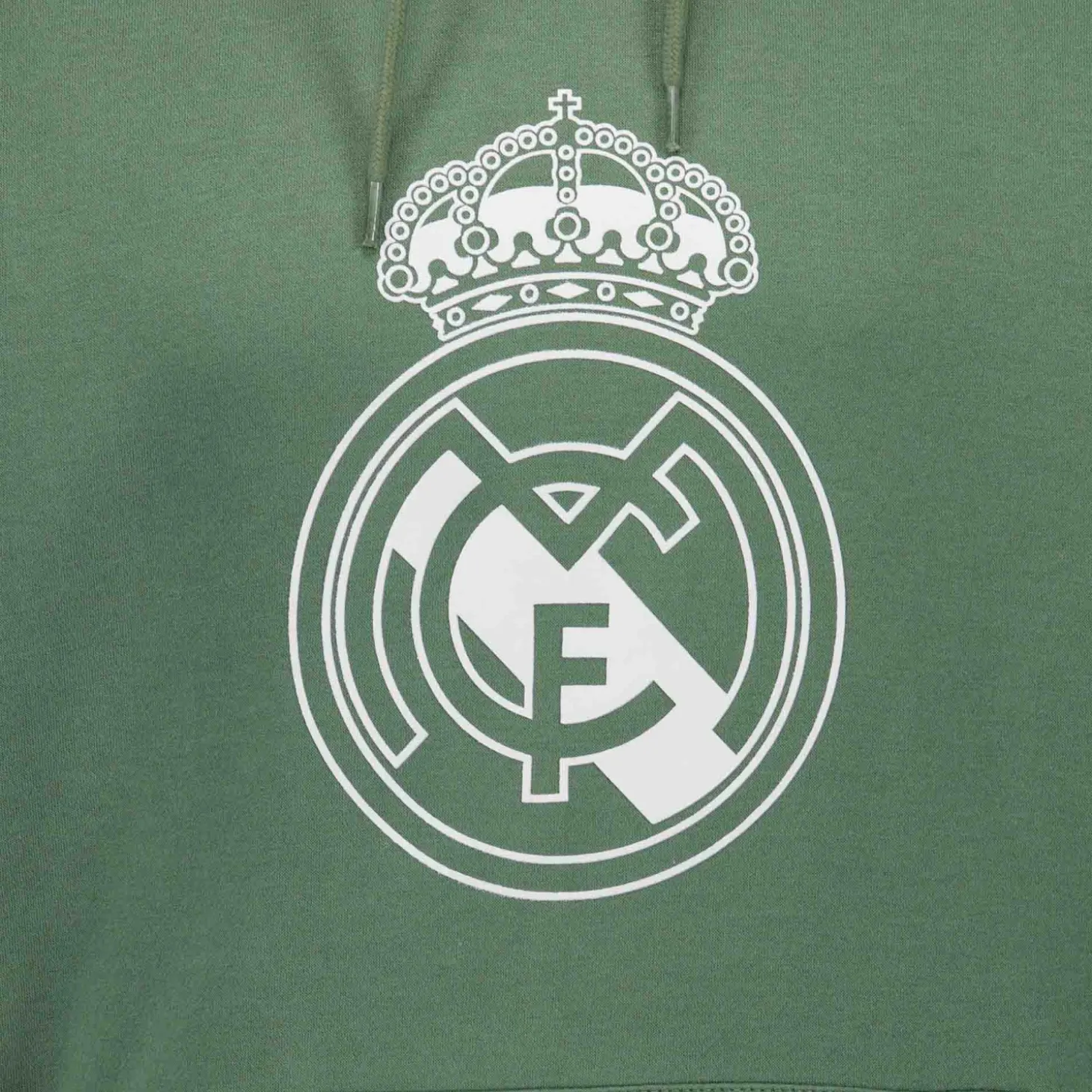 Herren Hoodie Color Crest Dunkelgrün Real Madrid | Sport Design Sweden AB Best