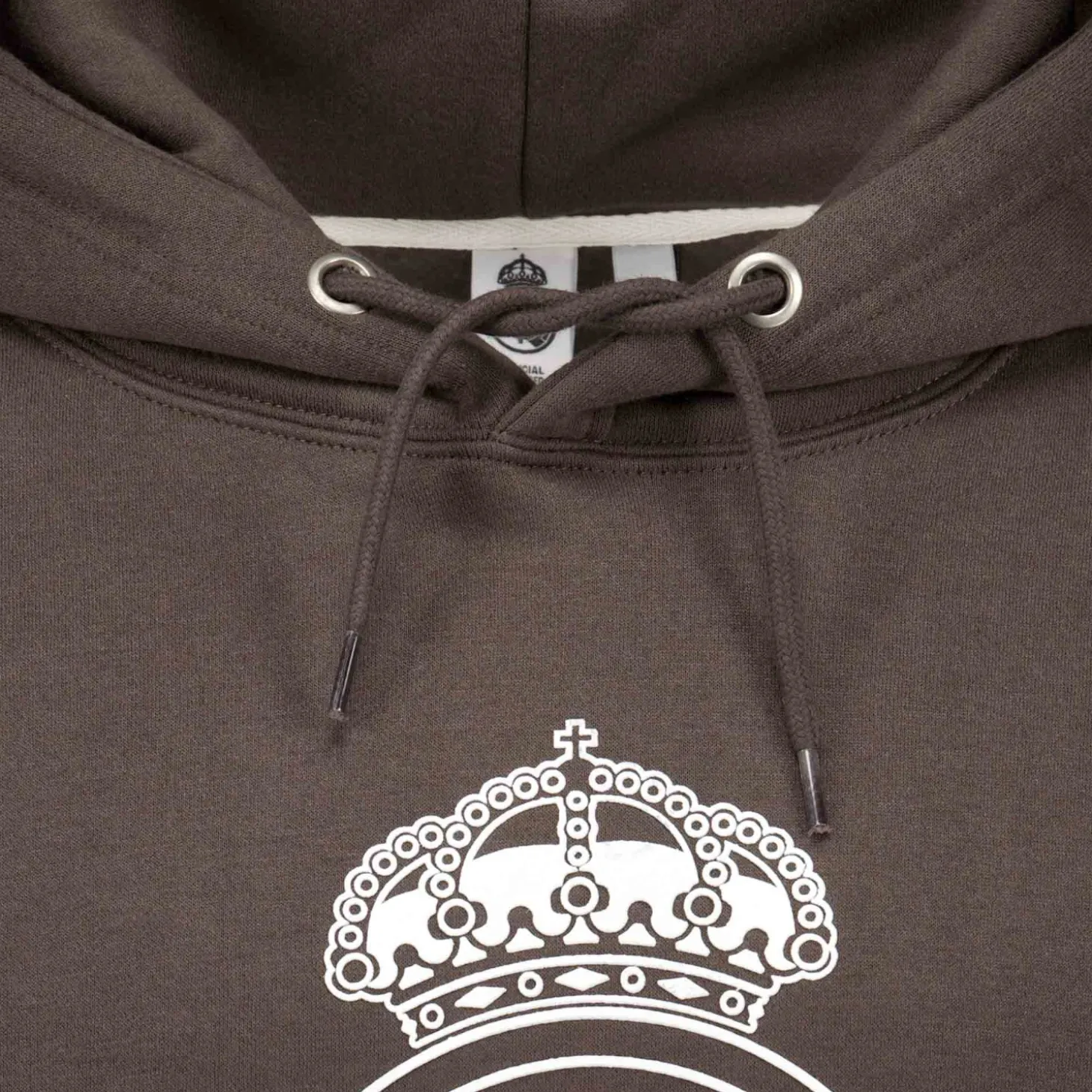 Herren Hoodie Color Crest Schwarz Real Madrid | Sport Design Sweden AB Outlet