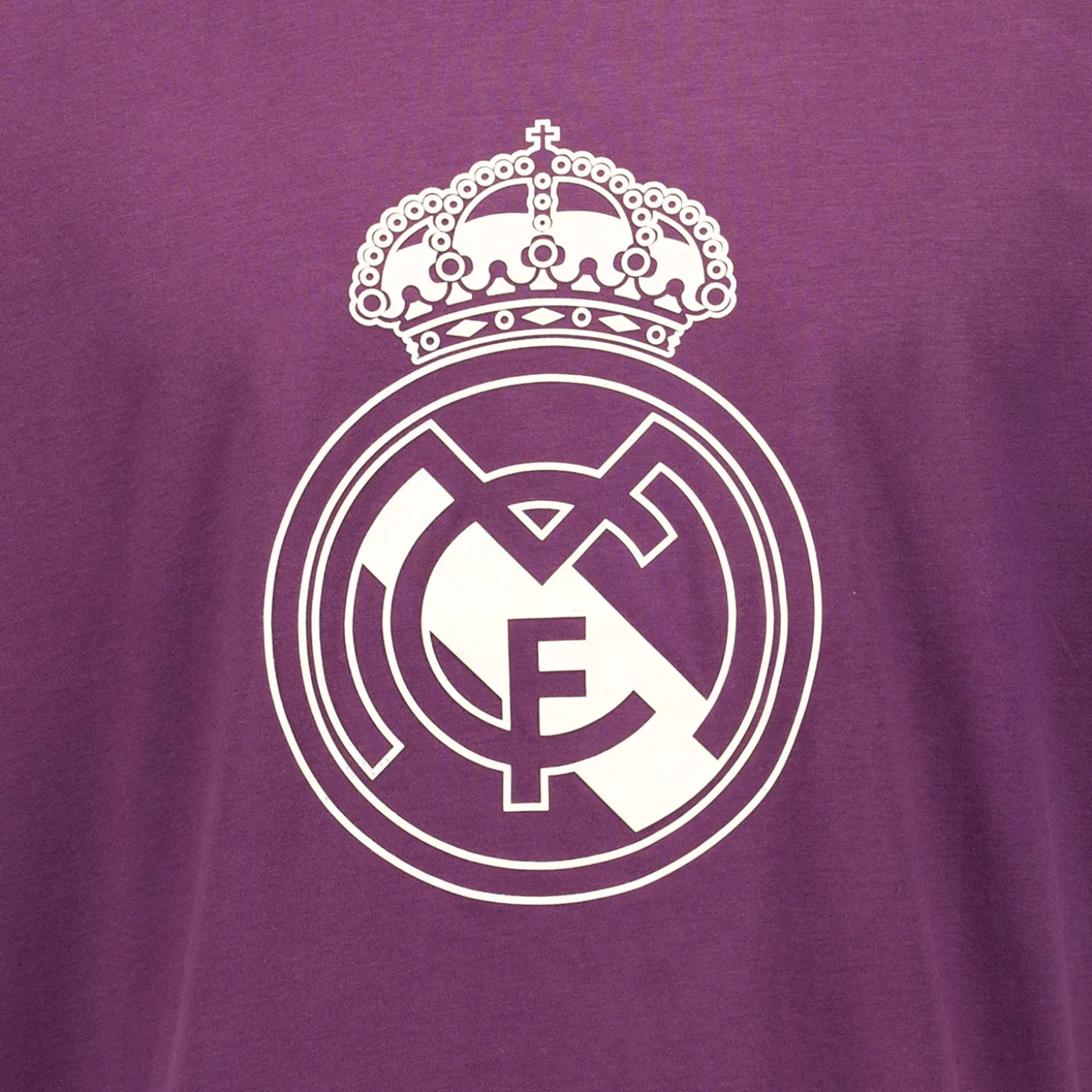 Herren T-Shirt Color Crest Lila Real Madrid | Sport Design Sweden AB Flash Sale
