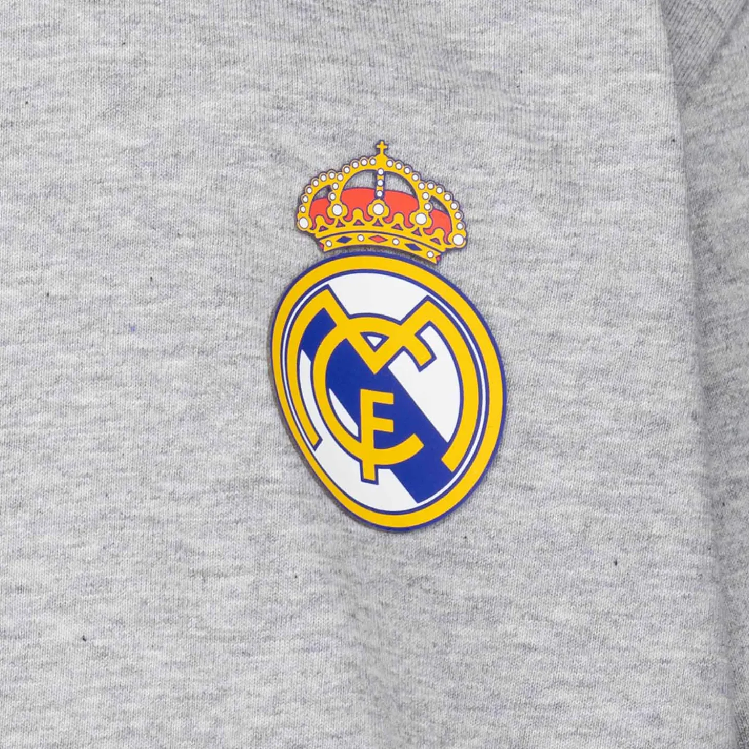 Kinder-T-Shirt ECO Essentials Real Madrid Schild Farbe Grau | OSDM Cheap
