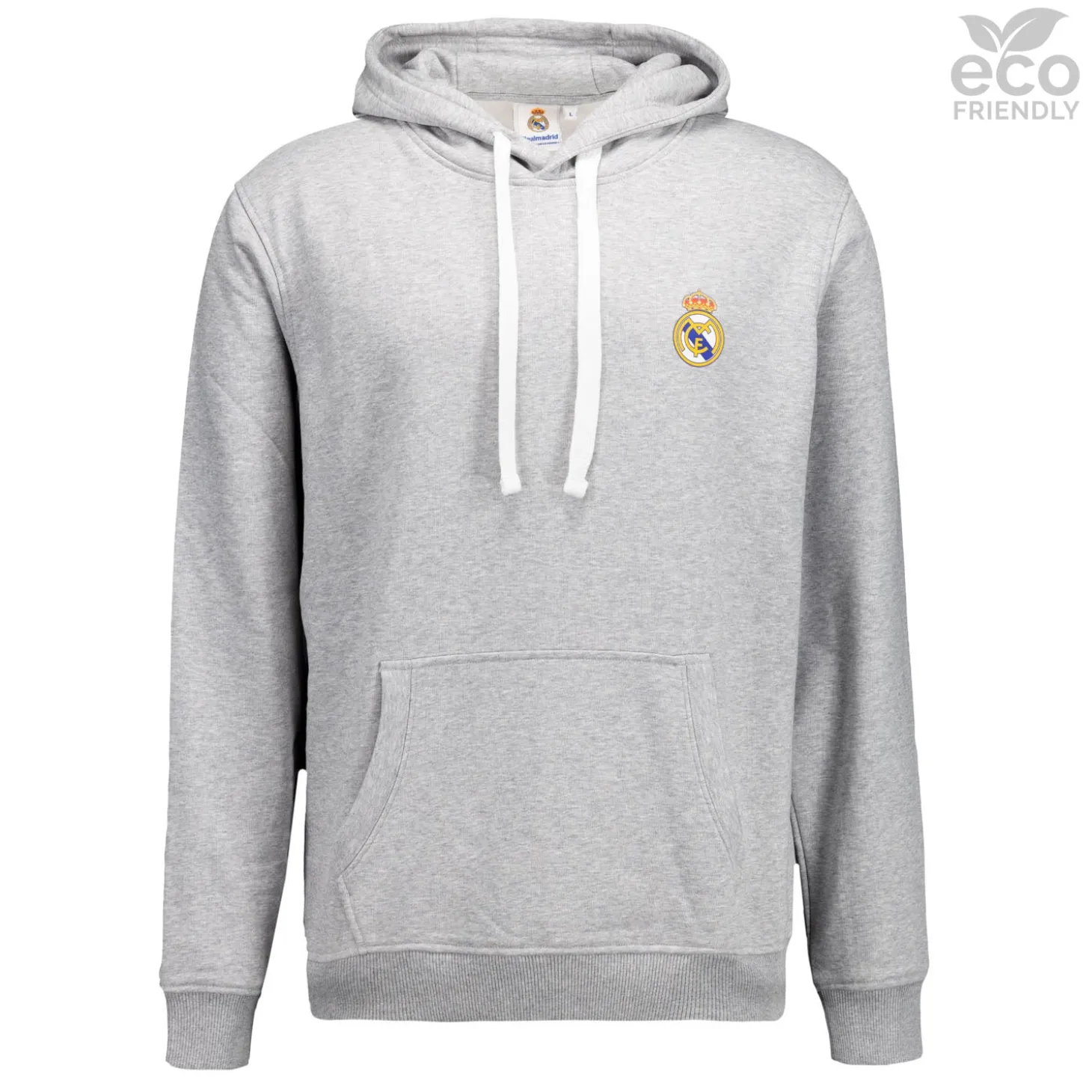Sweatshirt Hoodie Herren Grau ECO Essentials Real Madrid Mantel Farbe | OSDM Cheap